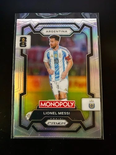 Lionel Messi 2026 FIFA World Cup Monopoly Prizm Silver Prizm – Argentina No.1
