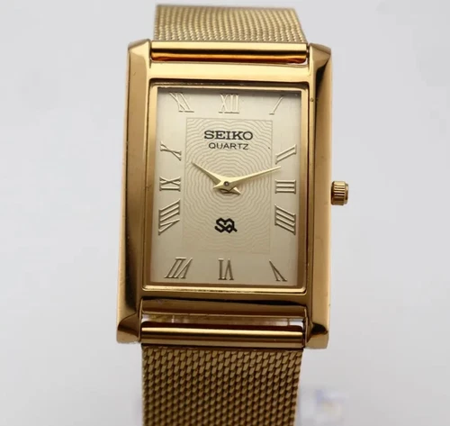 Vintage Seiko Slim Tank Quartz Men's Watch, Gentleman’s Choice - FREE SHIPPING