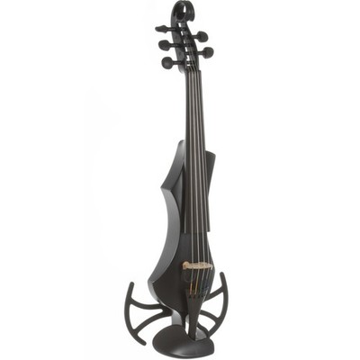 GEWA Novita 3.0 Electric 5-Strings Violin, Black Universal Shoulder Rest Adapter