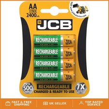 Ready-to-Use 4-Pack 2400mAh Rechargeable AA Batteries – Durable & Cost-Effective 10.99 per battery