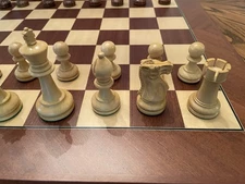 Wooden Chess Set And Board