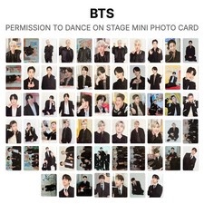 MINI TARJETA FOTOGRÁFICA PERMISO BTS PARA BAILAR EN EL ESCENARIO KPOP Regalo Especial Oficial
