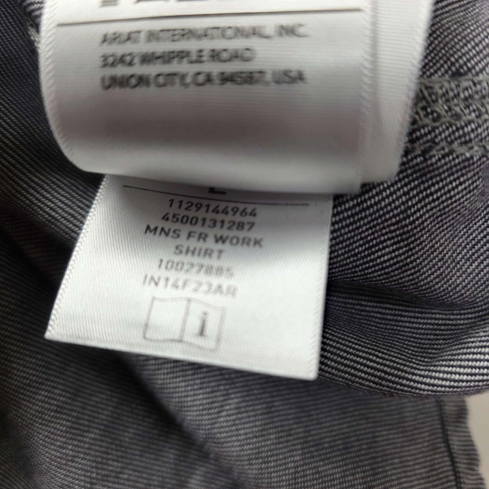 Ariat FR Flame Resistant Cat 2 Solid Gray Button … - image 11