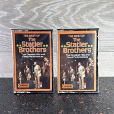 The Statler Brothers Cassette Tapes Set Lot of 2 Greatest Hits Finest Hits