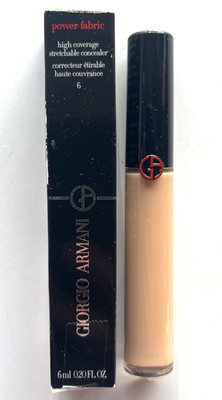 Giorgio Armani Power Fabric High Coverage Stretchable Concealer #6  0.2 oz  New