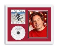 Jimmy Fallon Autographed Signed 11x14 Framed CD Photo Holiday Seasoning ACOA