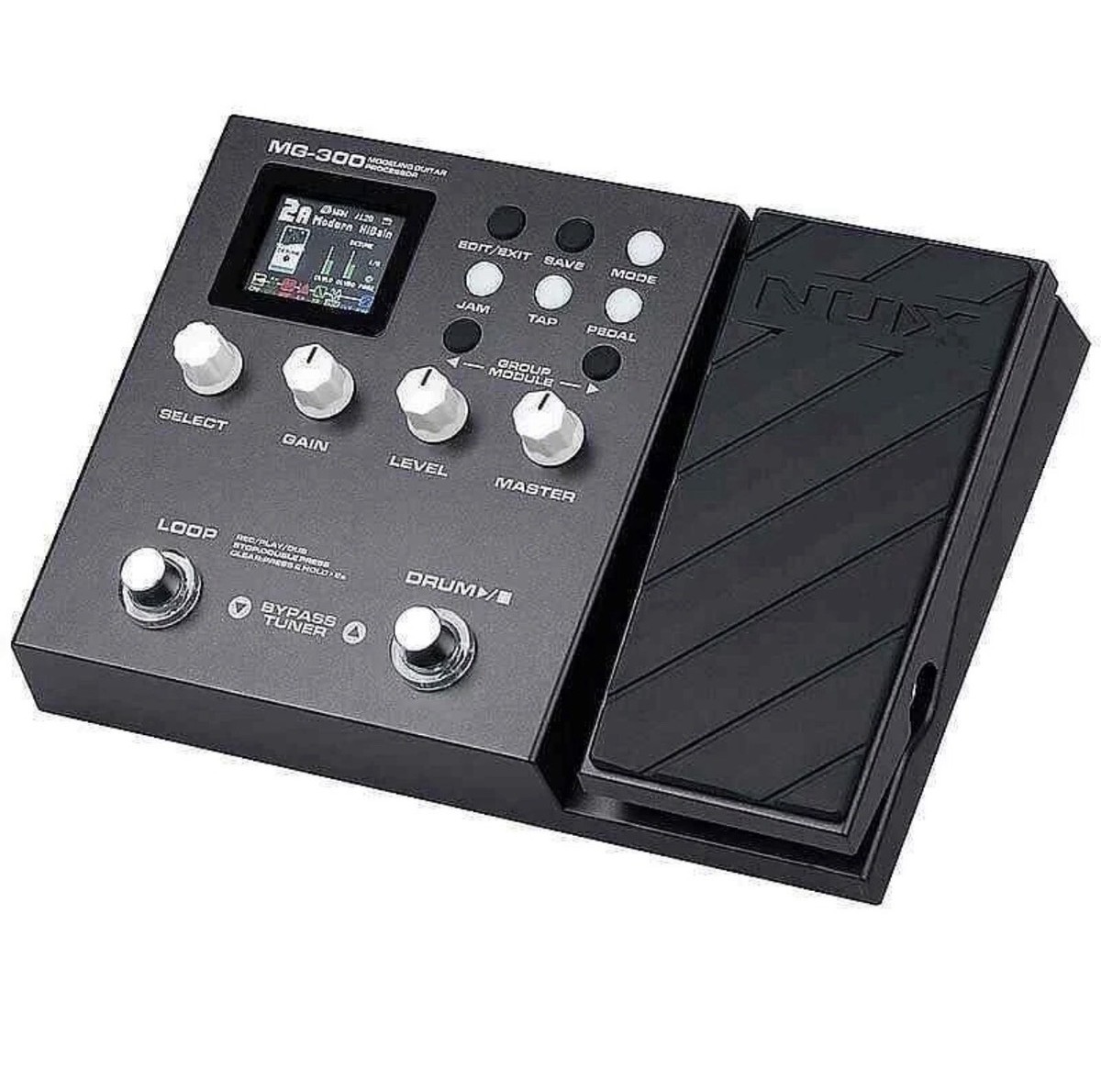 NUX MG-300 Modeling Guitar Processor and Multi-Effects Pedal for