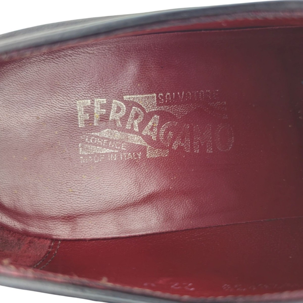 Salvatore Ferragamo Italy Men size 13D Black Suede Dress Shoes Plain-toe Oxfords $895 SALVATORE FERRAGAMO - Cap-Toe  main image 4