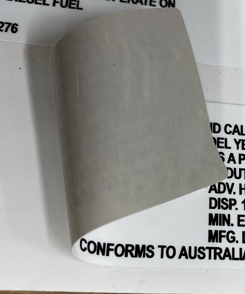 1999 12.7 Detroit Diesel Series 60 Engine Sticker For Offroad Use Only - Image 2 of 2