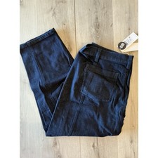 Eileen Fisher Ankle Lantern Pant Indigo Size Large New With Tags