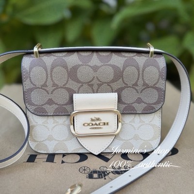 NWT Coach Morgan Square Crossbody Bag In Blocked Signature Canvas