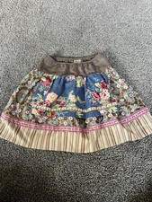 Matilda Jane Girls Skirt 8 Layers Multicolor Apron I