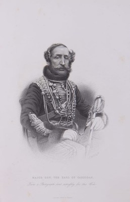 Lieutenant General James Thomas Brudenell Großbritannien Stahlstich