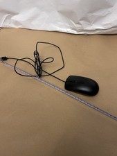black Dell mouse with USB cord