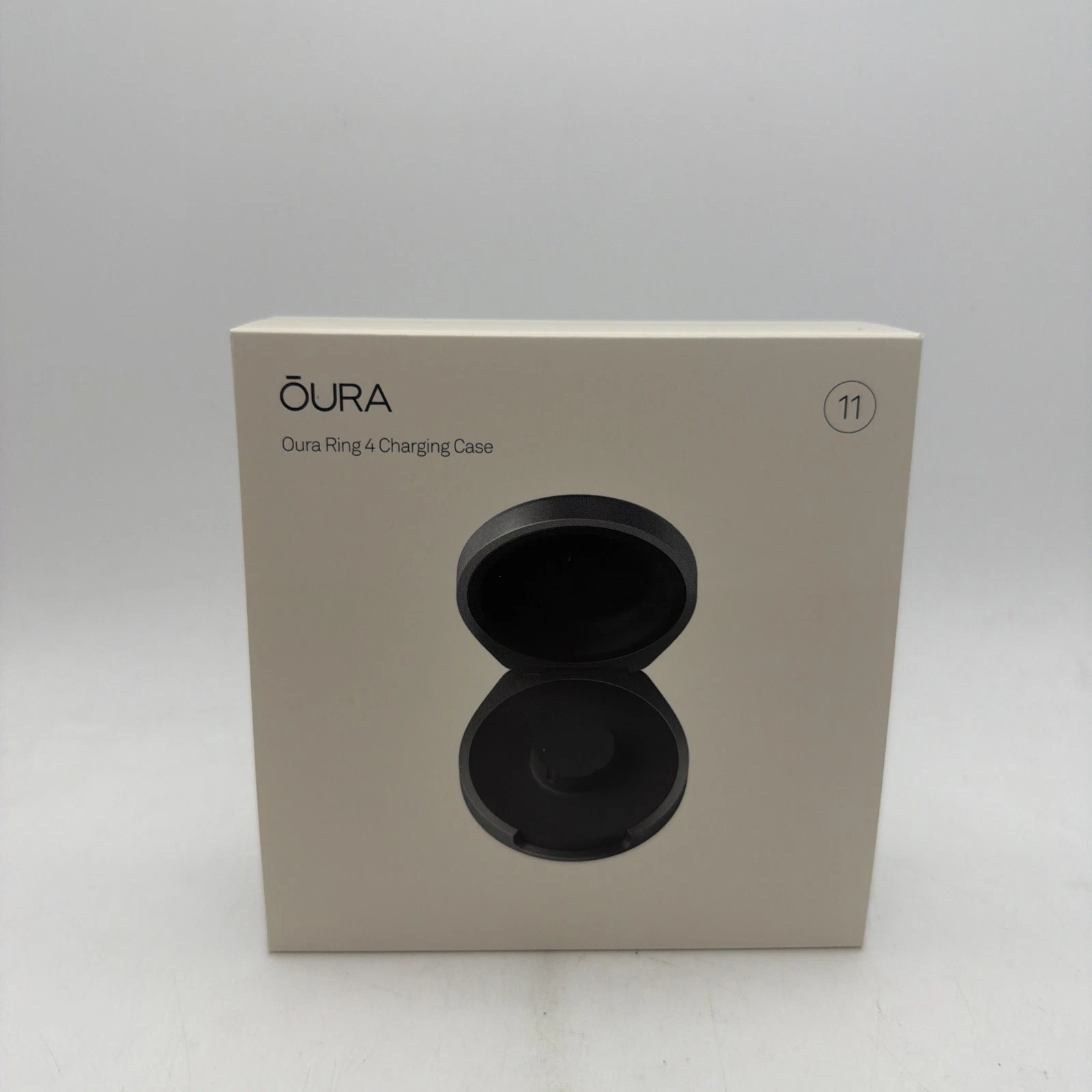 Oura Ring 4 Charging Case Silver Size 11