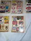 Lot of Vintage  Racing Decals  Bumper Stickers Tool Box Art Coke