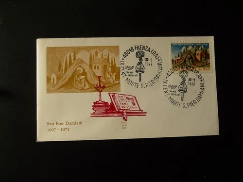 religion San Pier Damiani FDC Italy 1972 (2)