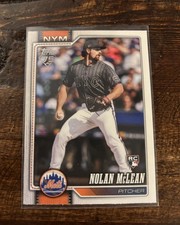 Topps 2026 Series 1 Rookie Base Nolan McLean #214 New York Mets Baseball Card