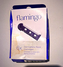 Flamingo Dermaplane Razor Refill Cartridges 6-Pack Japanese Steel Face