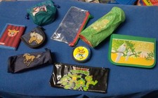 9 purse/school pencil cases etc...