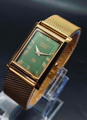 Rare Vintage Seiko Slim Quartz Men's Wrist Watch
