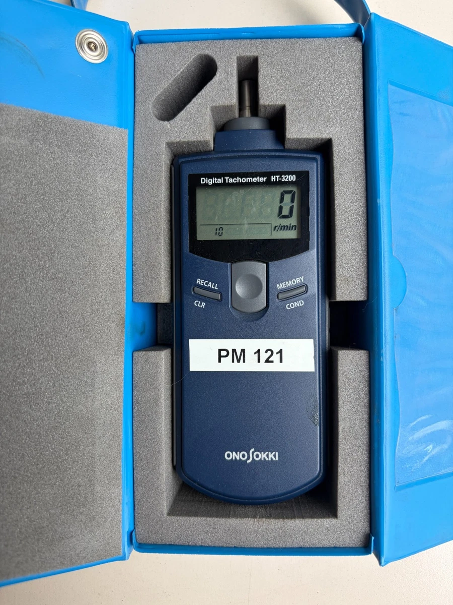 ONO SOKKI HT-3200 Tacómetro de mano digital cuentarrevoluciones Made in Japan
