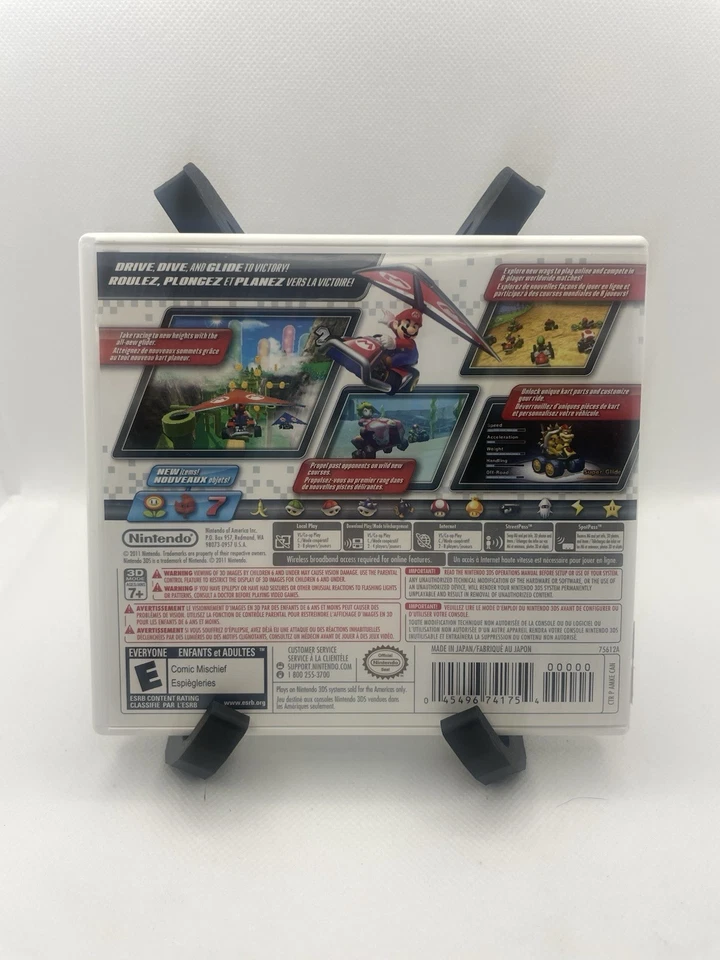 Mario Kart 7 - Nintendo 3DS - W/Manual - Tested - Image 3 of 3