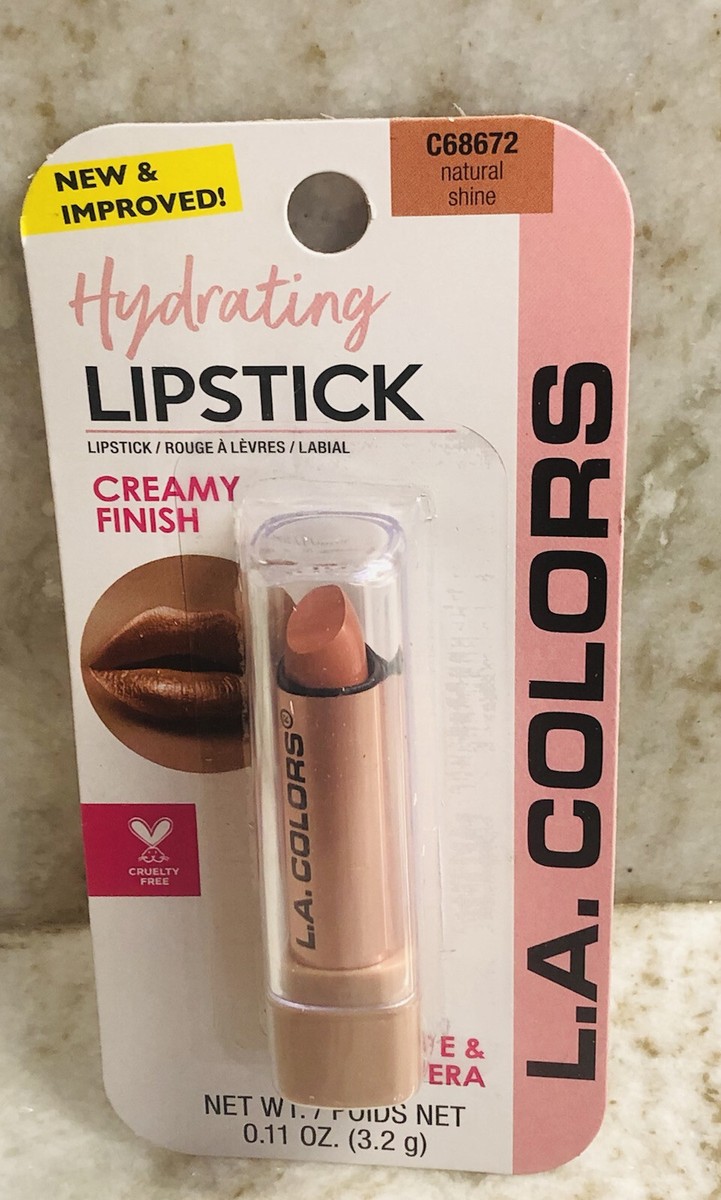 L.A.Colors Hydrating/Vit E/Aloe Vera Creamy Finish Lipstick:C68672