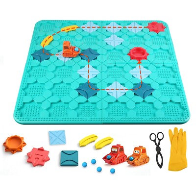 Kids Logical Road Builder Toy Girl Boy Brain Teasers Puzzles Montessori Play Toy