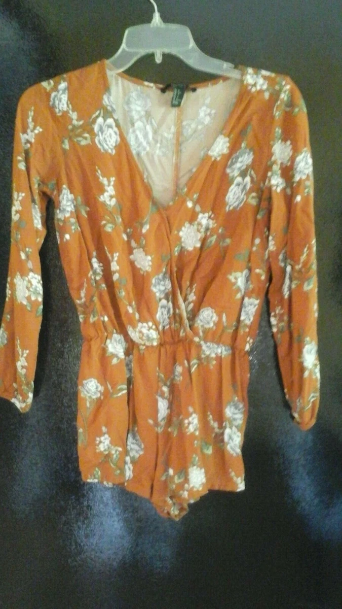 Forever 21 sale orange romper