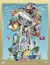 * 2020 SUPER BOWL 54 LIV OFFICIAL STADIUM PROGRAMME - CHIEFS v 49ERS SUPERBOWL *