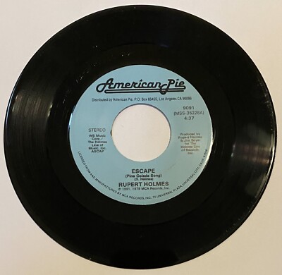 Rupert Holmes   Escape (The Pina Colada Song) / Him   45 Vinyl Record
