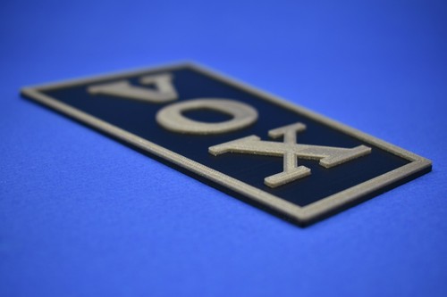 for Vox, Vox Continental 3D logo badge sticker backed adhesive extruded emblem - Picture 24 of 30