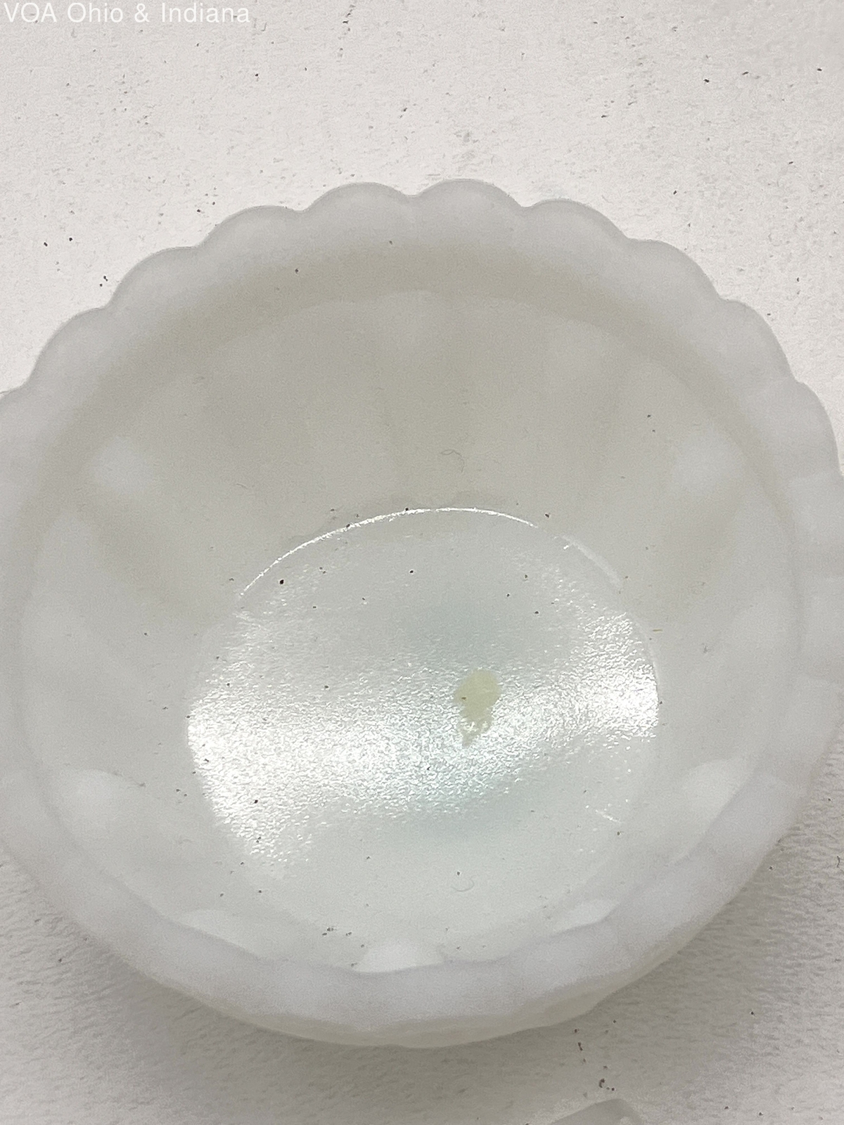 Fenton Glass Hand Painted Floral Design Fairy Lamp eBay