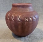 Rookwood 1907 Matte Red Arts & Crafts Incised Vase - mint