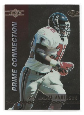 1999 Collectors Edge Advantage Jamal Anderson Prime Connection Insert Card