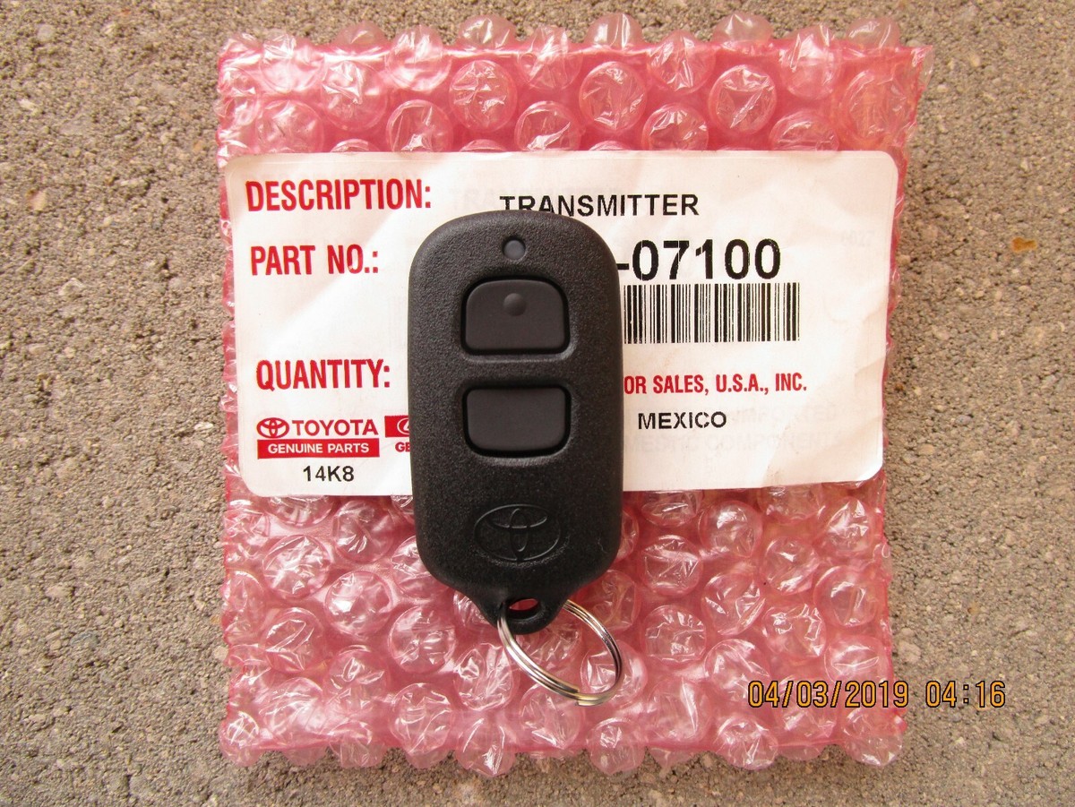 96 - 97 TOYOTA COROLLA MASTER KEYLESS FOB TRANSMITTER REMOTE BRAND