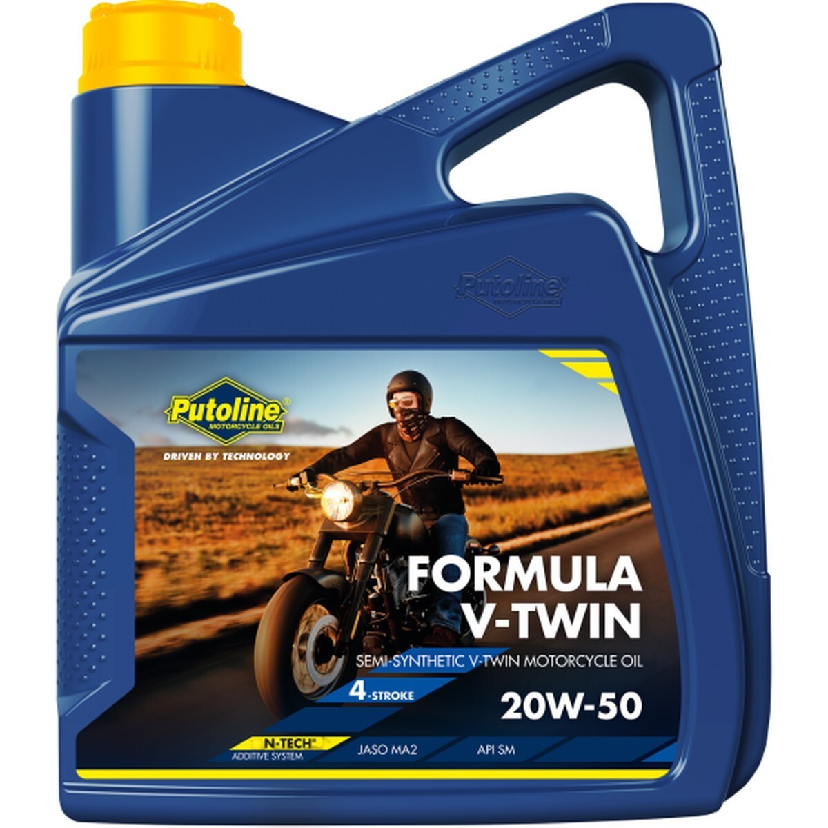 Huile moteur 4T Formula anti-usure 20W50 4L protégeant les moteurs V-Twin