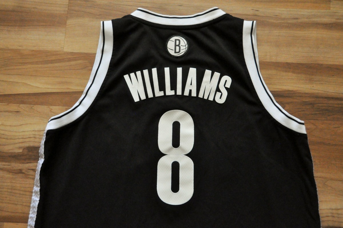 Deron Williams Brooklyn Nets Adidas Jersey Swingman Black NBA Sewn