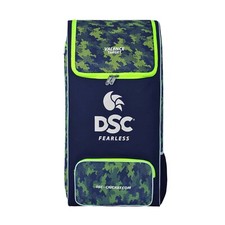 Duffle Cricket Kit Bag Navy Fluro Yellow