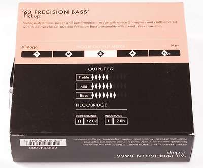 Genuine Fender Pure Vintage 63 Precision Bass Pickup 099-2241-000