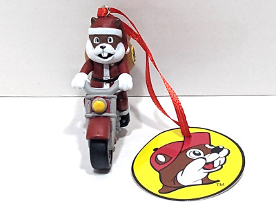 Buc-ee's Buc-ee Santa Beaver on Motorcycle Ornament Christmas Holiday Bucees