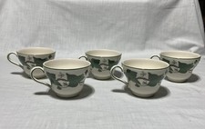 Set Of 5 Cups Napoleon Ivy Wedgwood Pattern of Etruria and Barlaston