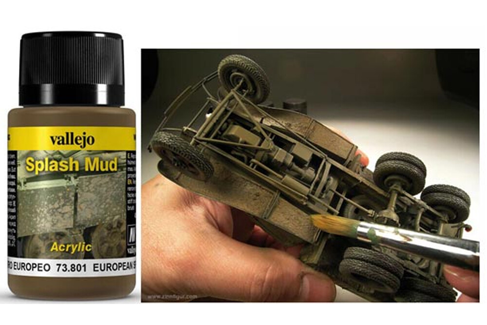 Weathering Effects 73801 European Splash Mud 40ml VALLEJO