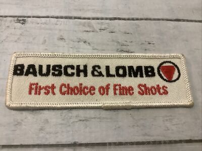 1970s Bausch & Lomb First Choice of Fine Shots Hunting Scopes Patch Badge Crest