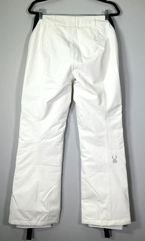 Pantalones de nieve Spyder Winner aislados para mujer talla 8R blancos NUEVO Foto 2 de 4