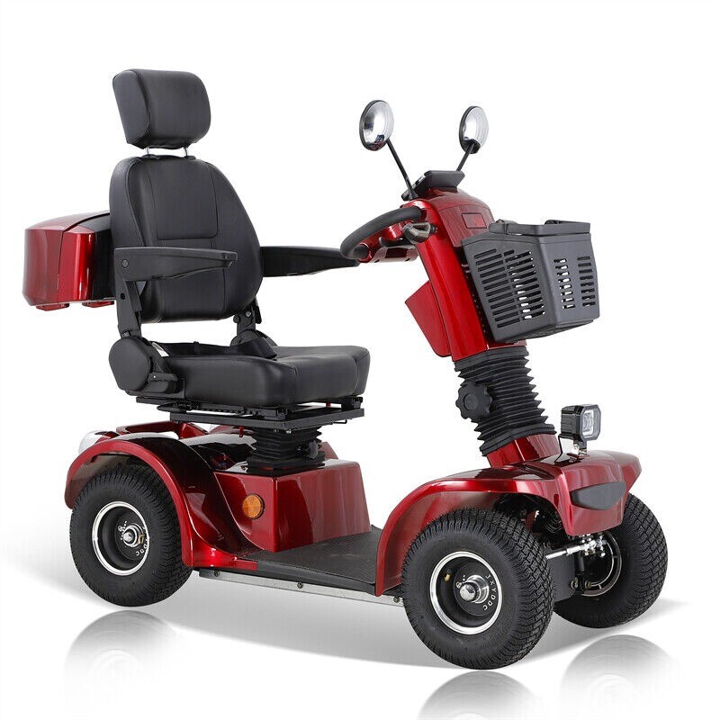 500W Heavy Duty 4 Wheel Mobility Scooters for Seniors & Adults 500lbs Capacity