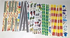 Creative Memories Great Lengths Sports Racing Swim Scrapbook Sticker 52 Lot DW22