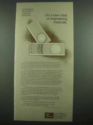 1974 Allied Chemical METGLAS Ad - A New Class
