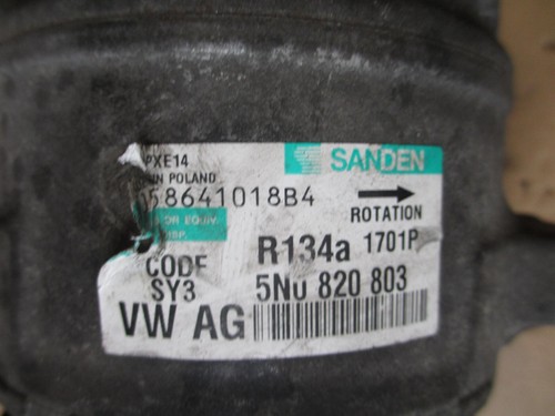 5N0820803 SANDEN KLIMAKOMPRESSOR VW AG (AUDI-SEAT-SKODA-VW)